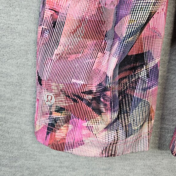 Lululemon On Pace Short Sun Dazed Multi Pink Women's workout Size 4 - Picture 12 of 12